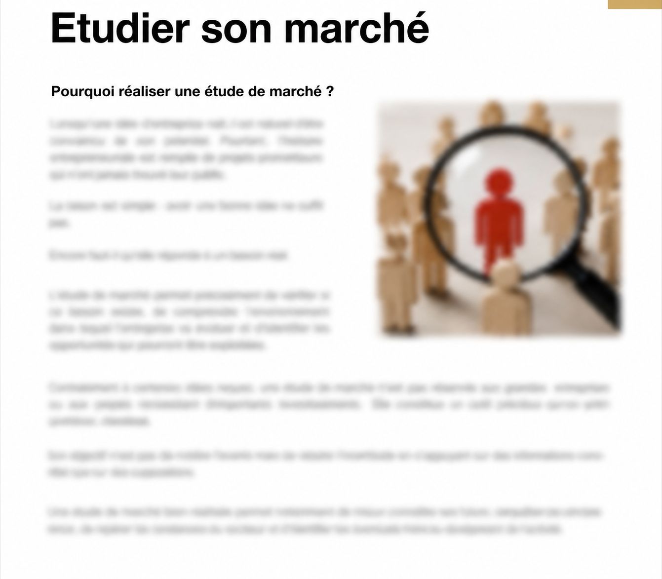 Etudier son marché